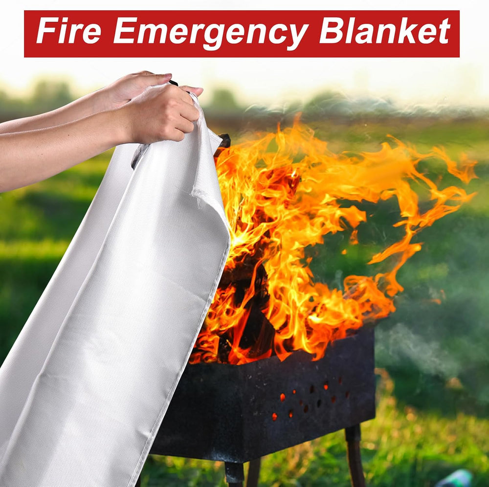 15 Pack Emergency Fire Blanket for Home and Kitchen Fire Suppression Blanket ...