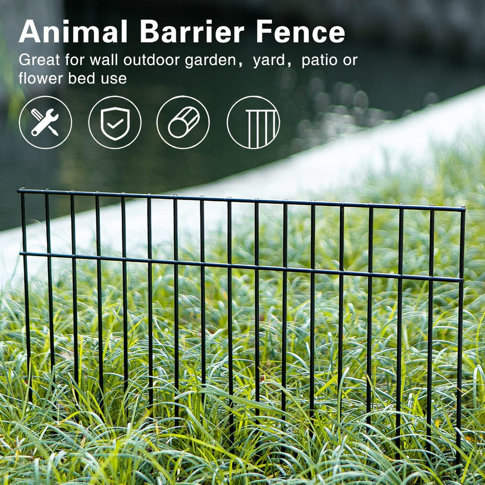 Adavin Small/Medium Animal Barrier Fence,15 Pack 24 in(L)X 15 in(H) Undergrou...