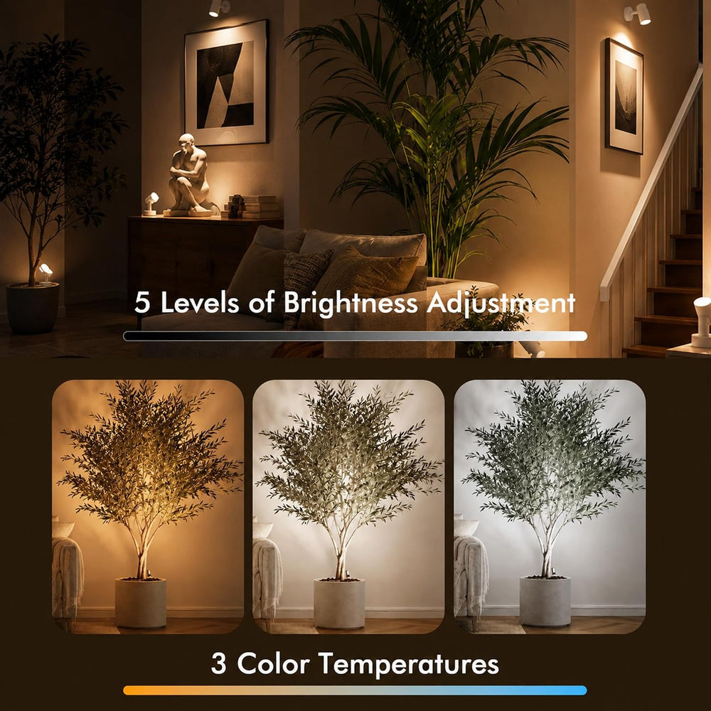 2-Pack Spot Lights Indoor, 5W Plants Uplighting Indoor with Remote Control