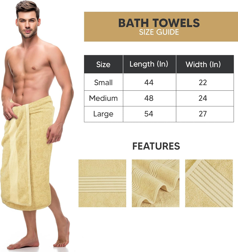 Utopia Towels Luxurious Bath Towels Set, 27x54 in, 4 Pack, Soft, Beige