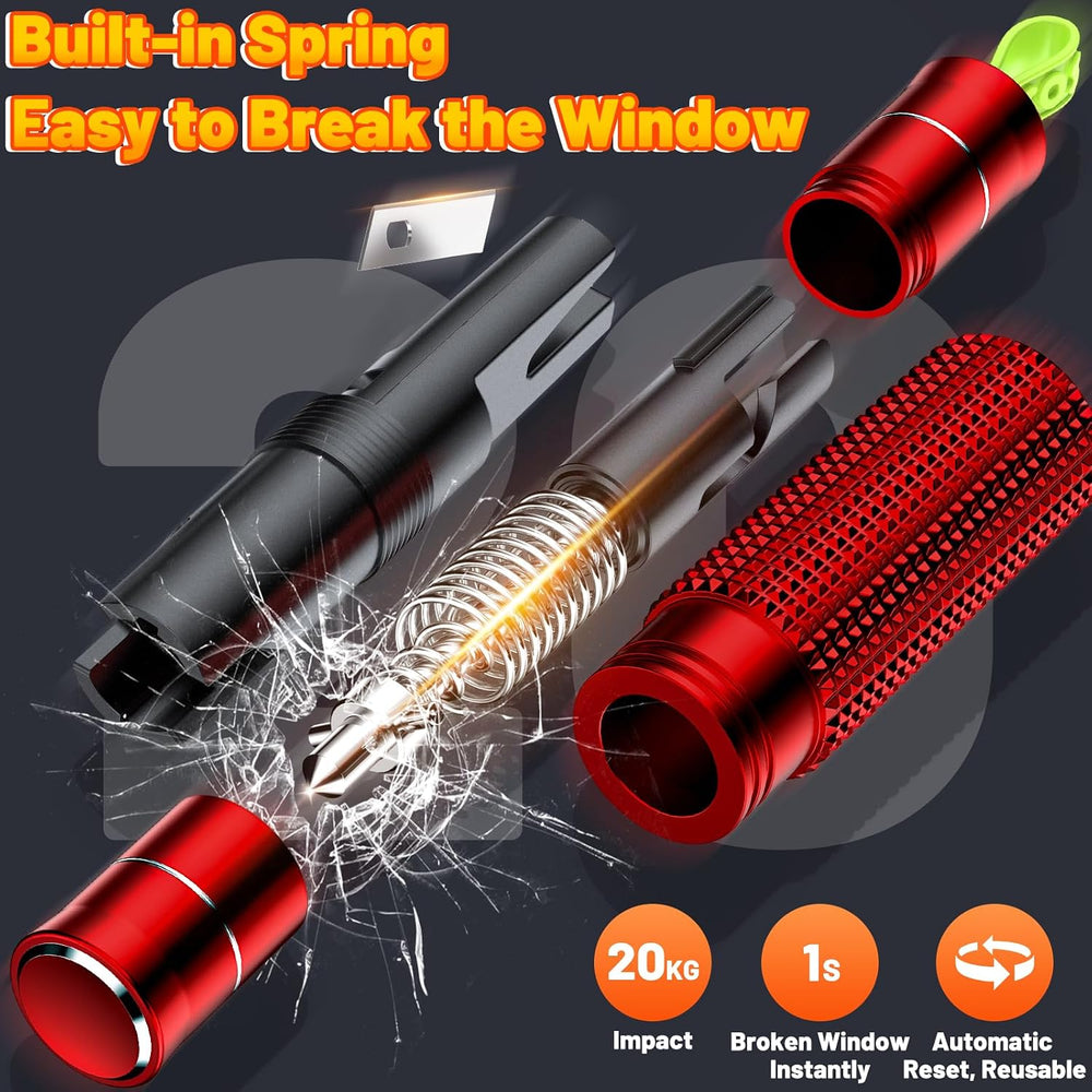 smosun Safehammer - 2026 Upgraded Safe Hammer Glass Breaker Under Water, Car ...