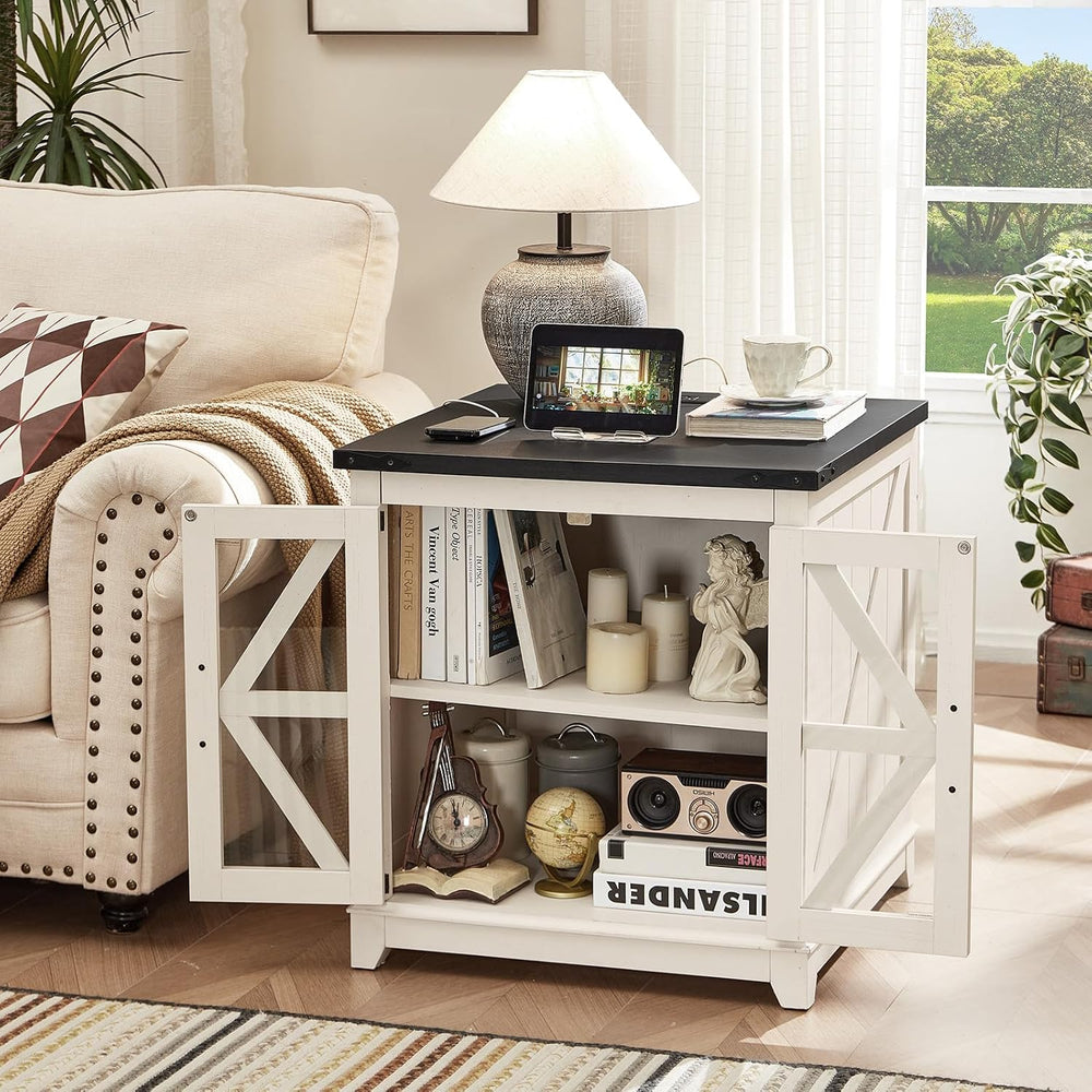 Joaxswe Farmhouse Coffee Table Sets 3