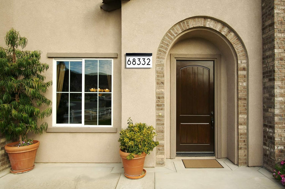 Solar House Numbers for Outside, Address Plaques for House Waterproof