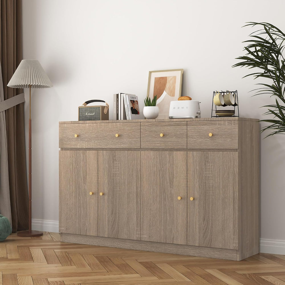 JSEVEM 24"×197" Light Brown Wood Grain Wallpaper Peel and Stick Woo...