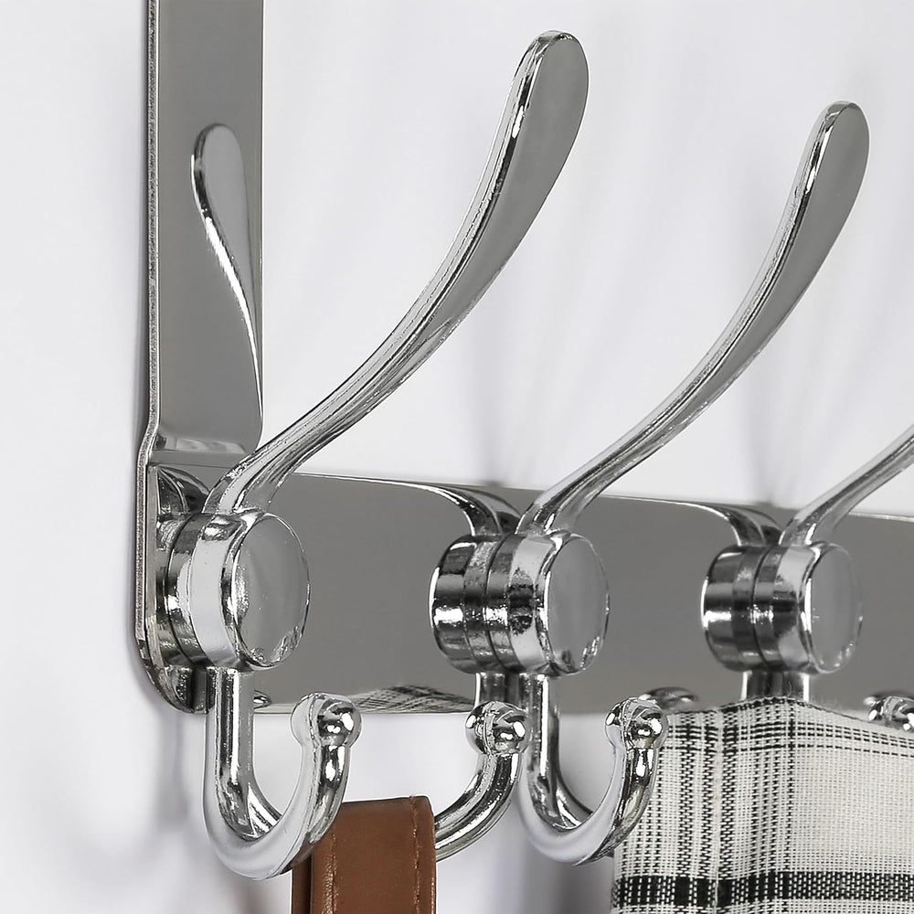 Dseap Over The Door Hook Hanger - Fits 1 3/8" to 1 3/4" Standard Do...