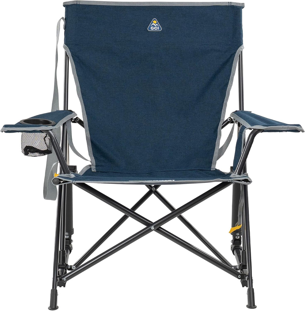 GCI Outdoor Kickback Rocker Camping Chair - Indigo Blue