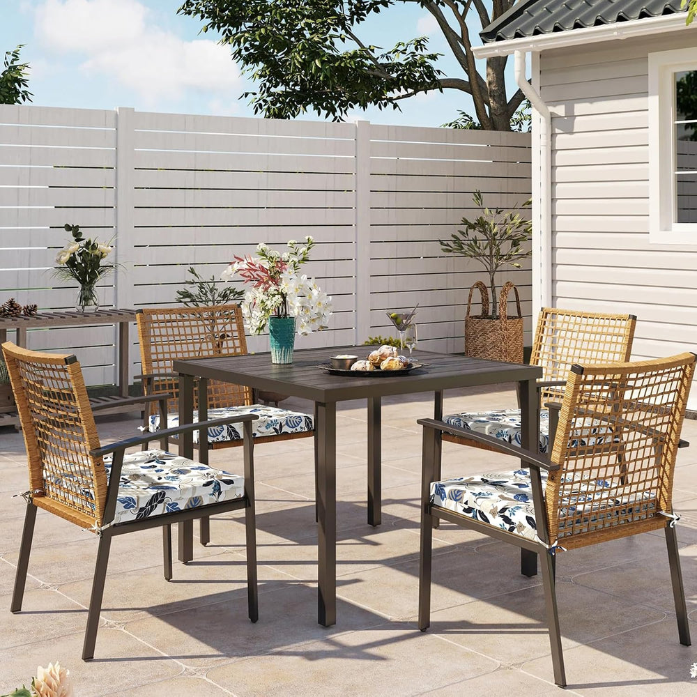 DYTXIII Set of 2 Outdoor Chair Cushions, Water Resistant 18.5"x16"x...