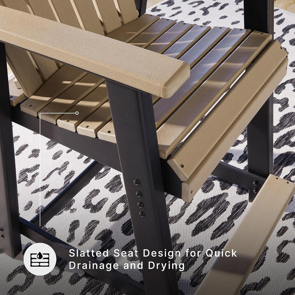 Signature Design by Ashley Fairen Trail 30" HDPE Durable Outdoor Barstoo...