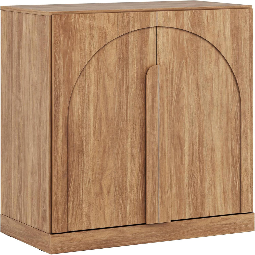 BELLEZE Bijou 31.5" Sideboard Buffet Cabinet, Modern Cabinet with Arched...