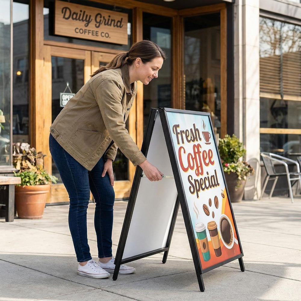 USCNC A-Frame Sign 24×36 Inch, Indoor & Outdoor Compatible (1PACK)