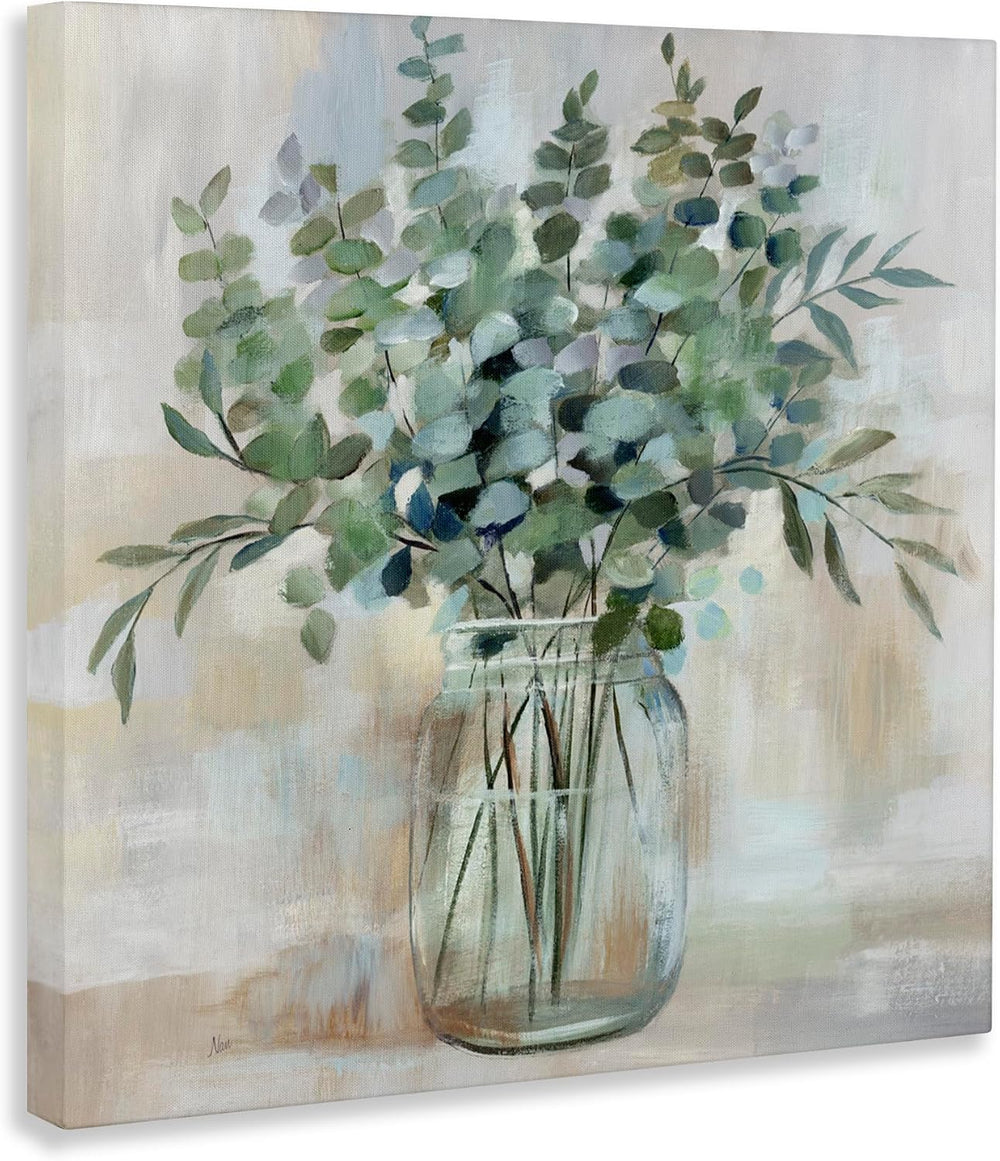 Soothing Eucalyptus Herb, 36 x 36 Inch Canvas Wall Art