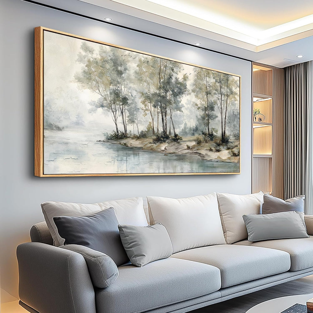 Wapluam Tree Of Life Wall Art Large Painting Modern Abstract Canvas Art Lands...