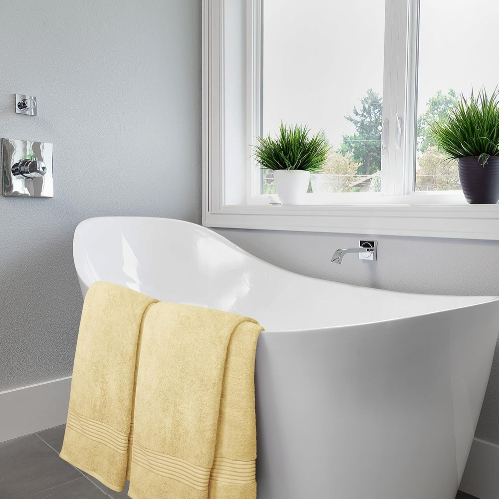 Utopia Towels Luxurious Bath Towels Set, 27x54 in, 4 Pack, Soft, Beige