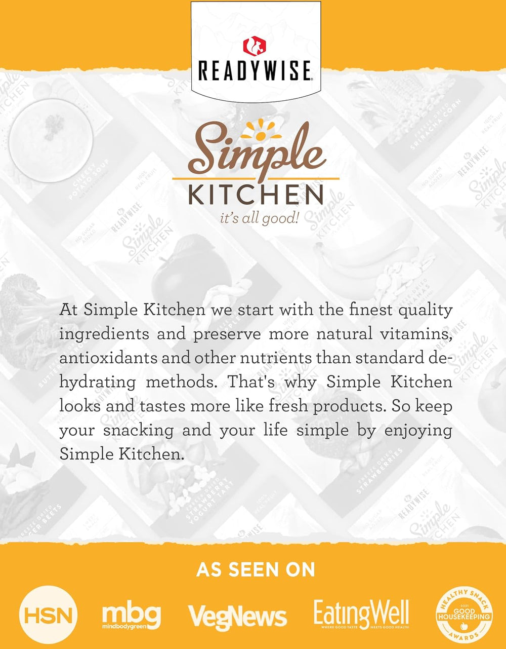 SIMPLE KITCHEN Powdered Eggs #10 Can, 72 Servings, Emergency Camping Food