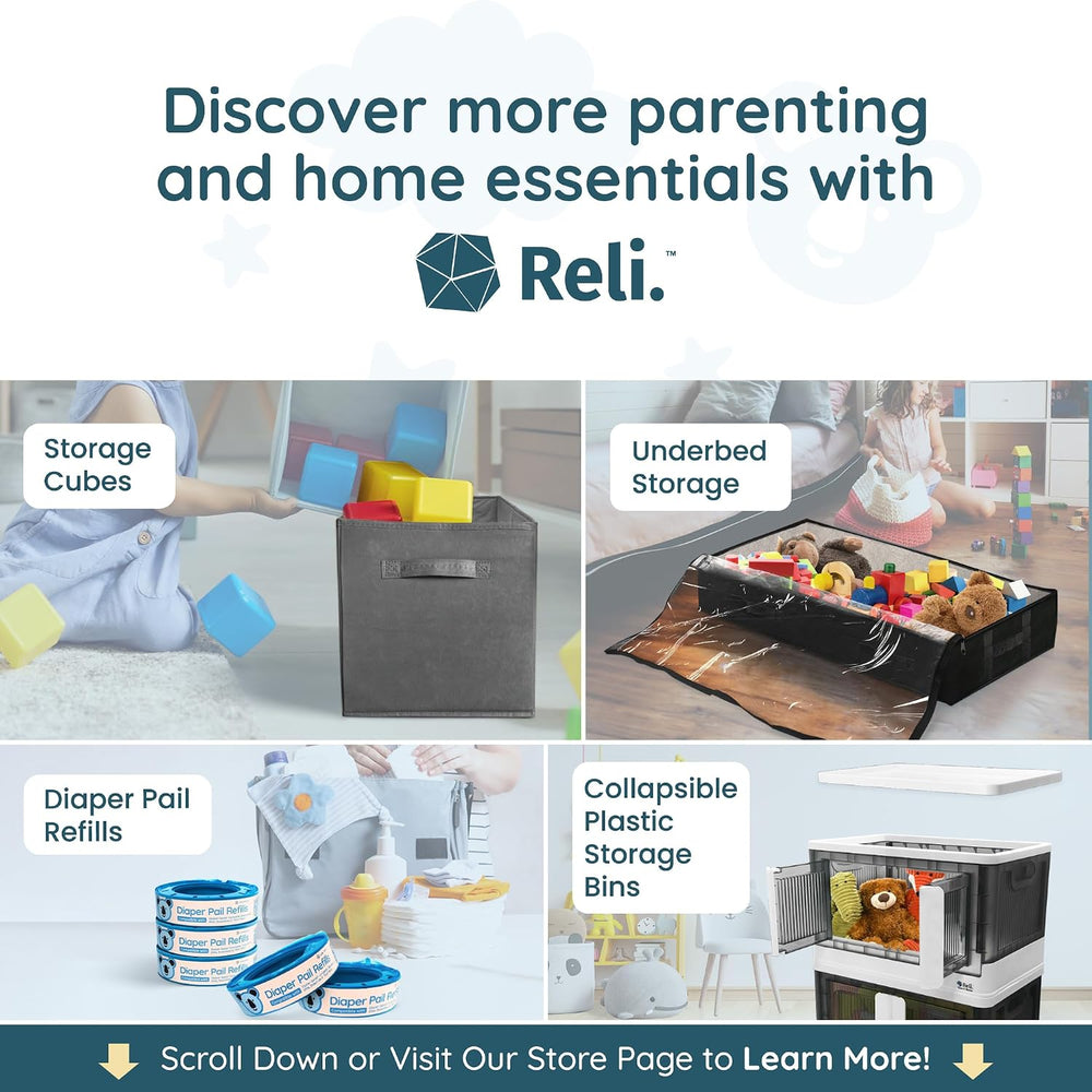 Reli. Changing Table Pads Disposable (55 Count) Waterproof Liners