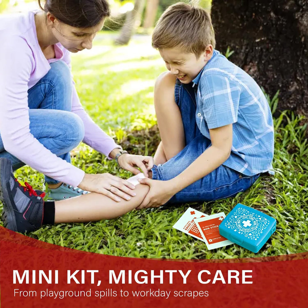 EVERLIT Pocket-Aid Mini First Aid Kit | Compact, Portable Hard-Shell Cases of...