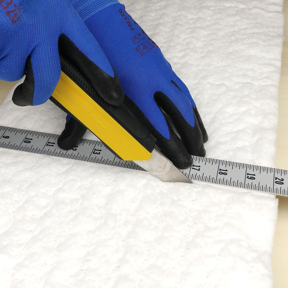 Ceramic Fiber Insulation, 1" Thick x 16" x 48", 2400F Fireproo...