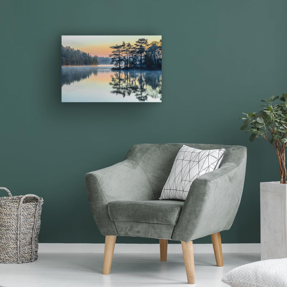 Wrapped Canvas Wall Art - Benny Pettersson 'Before People Wake' Wall ...