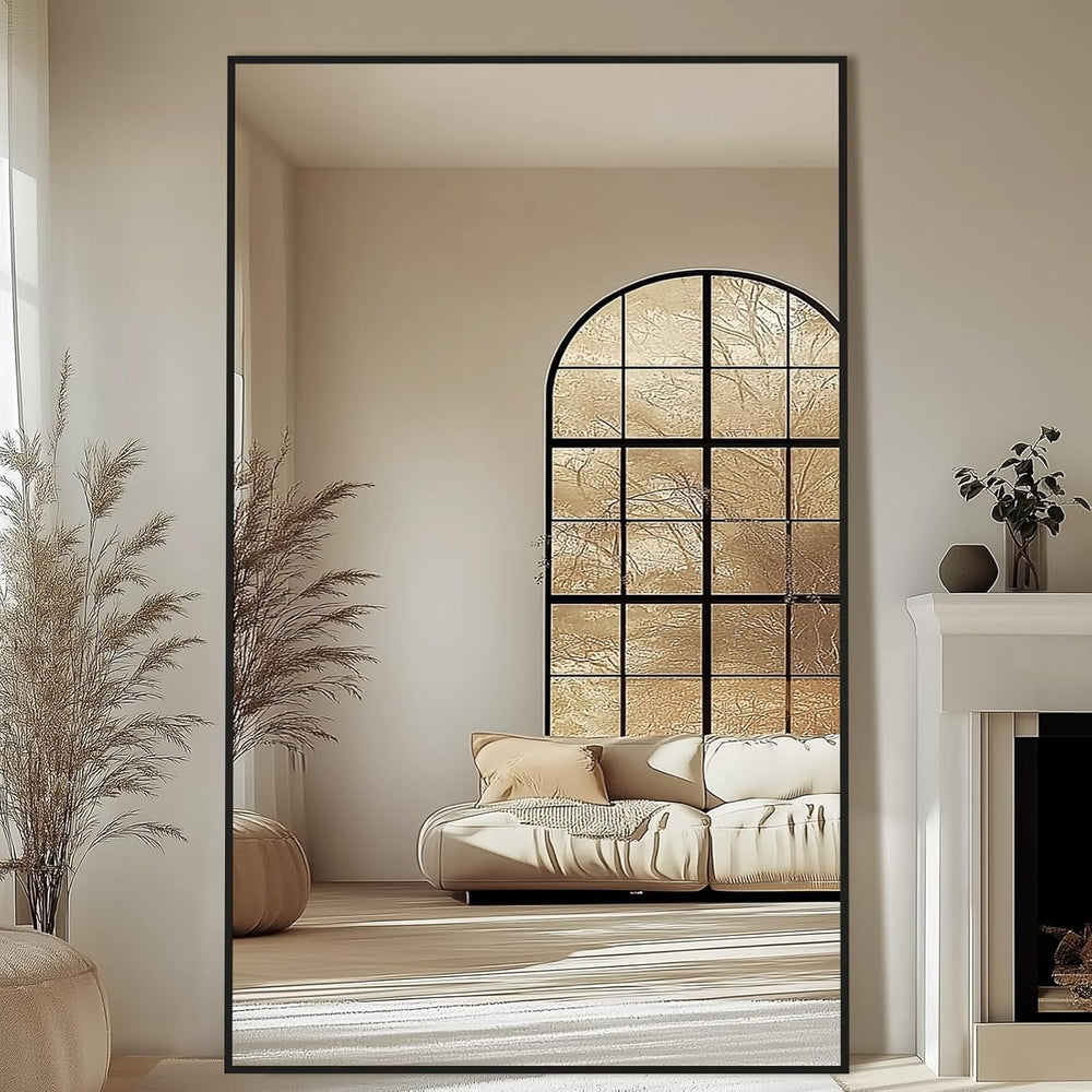 MirrMuse Large Mirror Full Length 72"X44",Oversized Floor Mirror wi...
