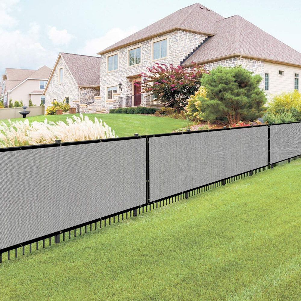 E&K Sunrise 6' x 50' Privacy Fence Screen with Grommets, Outdoor ...