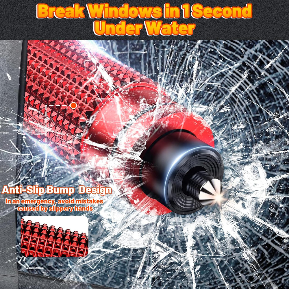 smosun Safehammer - 2026 Upgraded Safe Hammer Glass Breaker Under Water, Car ...