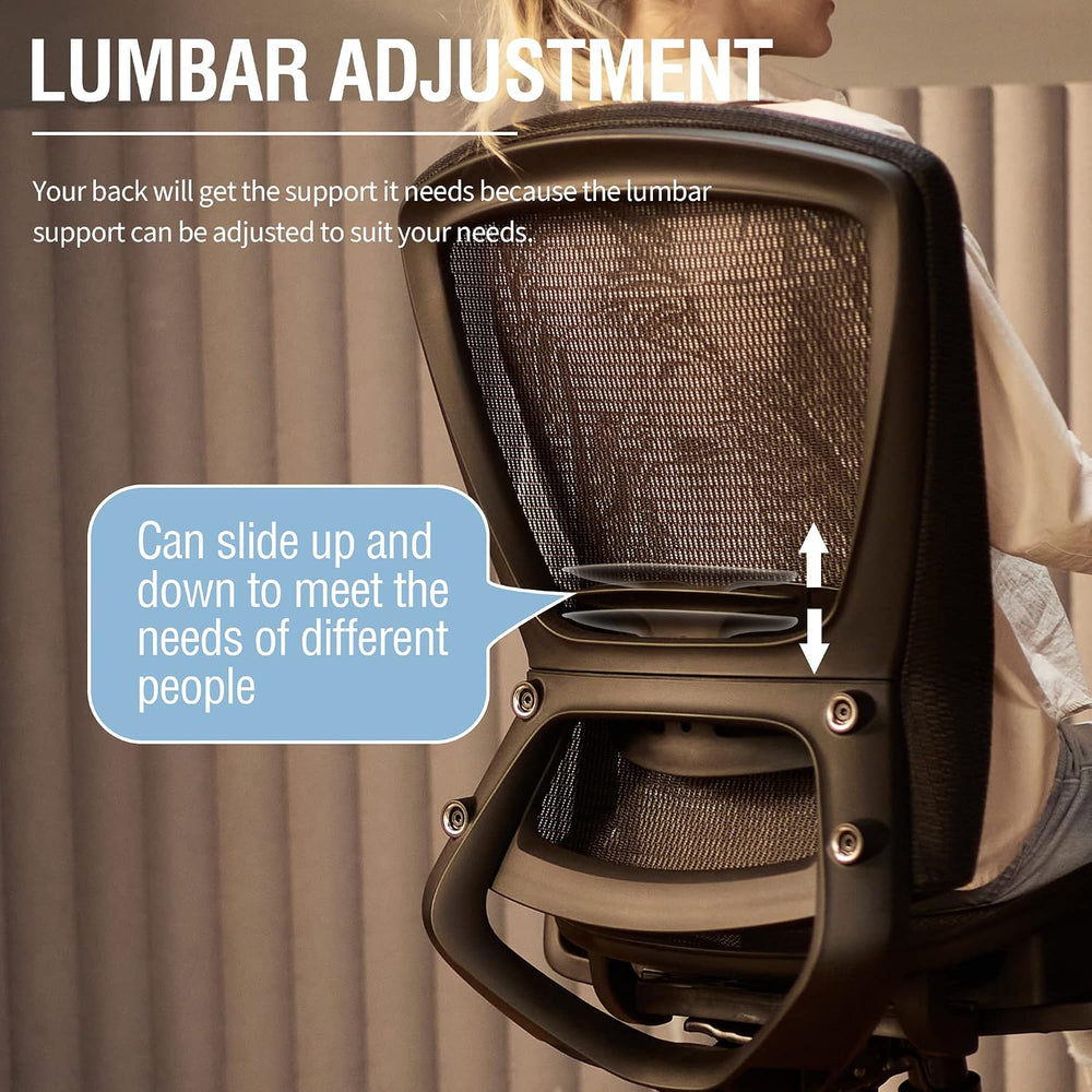 ELABEST Ergonomic Mesh Office Chair,Comfy Computer Desk Chair - BIFMA 5.1 Cer...