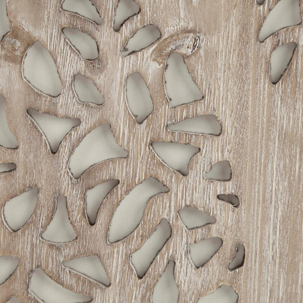Madison Park Laurel Wall Art - Laser Cut Carved Botanical Tree Branches, Genu...