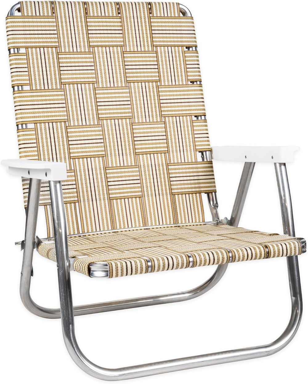 Lawn Chair USA Folding Aluminum Outdoor Patio Lawn Chair | Heavy-Duty Webbed ...
