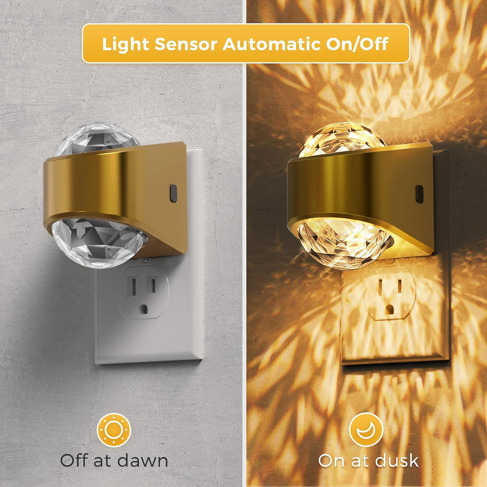 L LOHAS LED Projector Night Light,Night Lights Plug into Wall