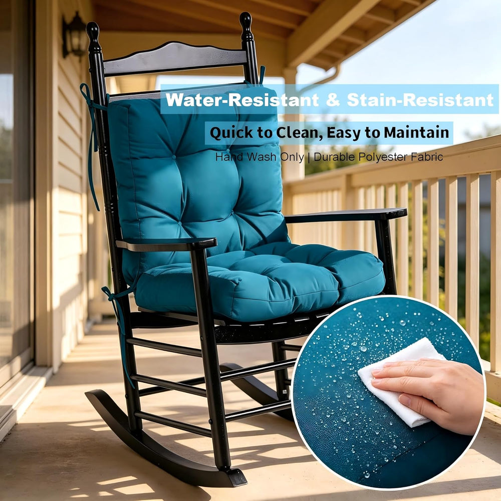 QILLOWAY Outdoor Chair Cushion for Patio Furniture, Waterproof Patio Cushions...