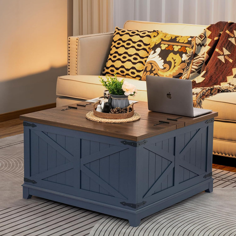 Joaxswe Farmhouse Coffee Table Set of 3