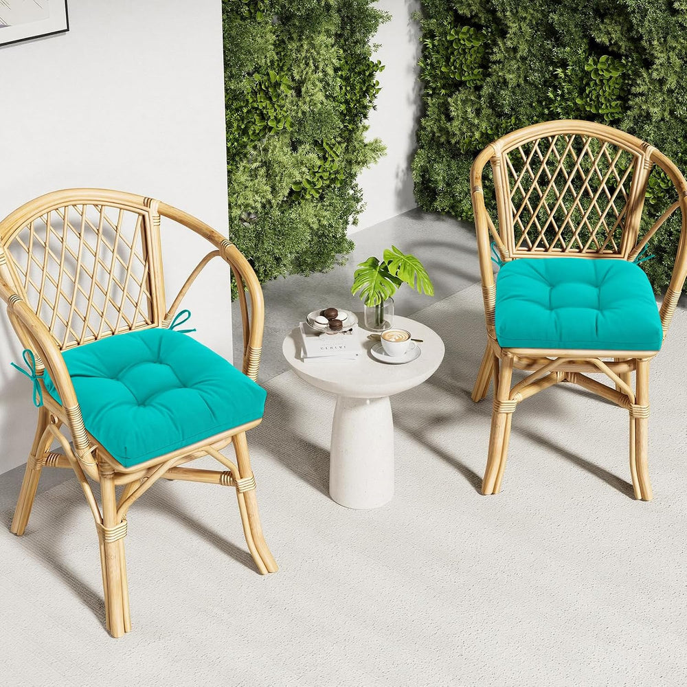 idee-home Outdoor Chair Cushions Set of 4, Patio Seat Cushions