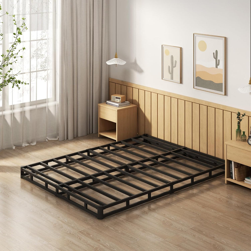 EMODA 5 Inch Box Spring Queen Size Mattress Foundation with Fabric Cover
