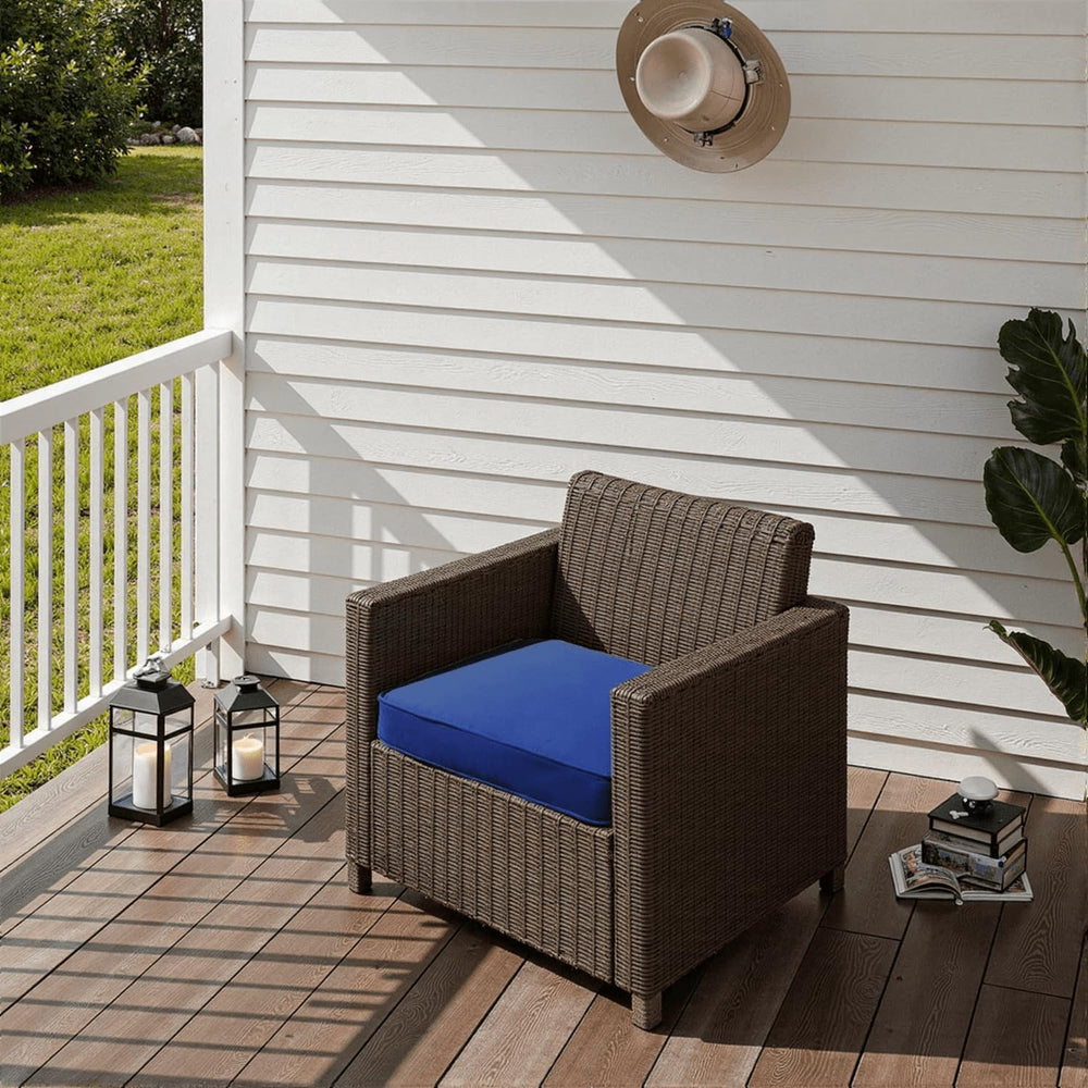 PatioGlow Outdoor Chair Cushions 22 x 22 x 3 Inch, Waterproof & Fade Resi...