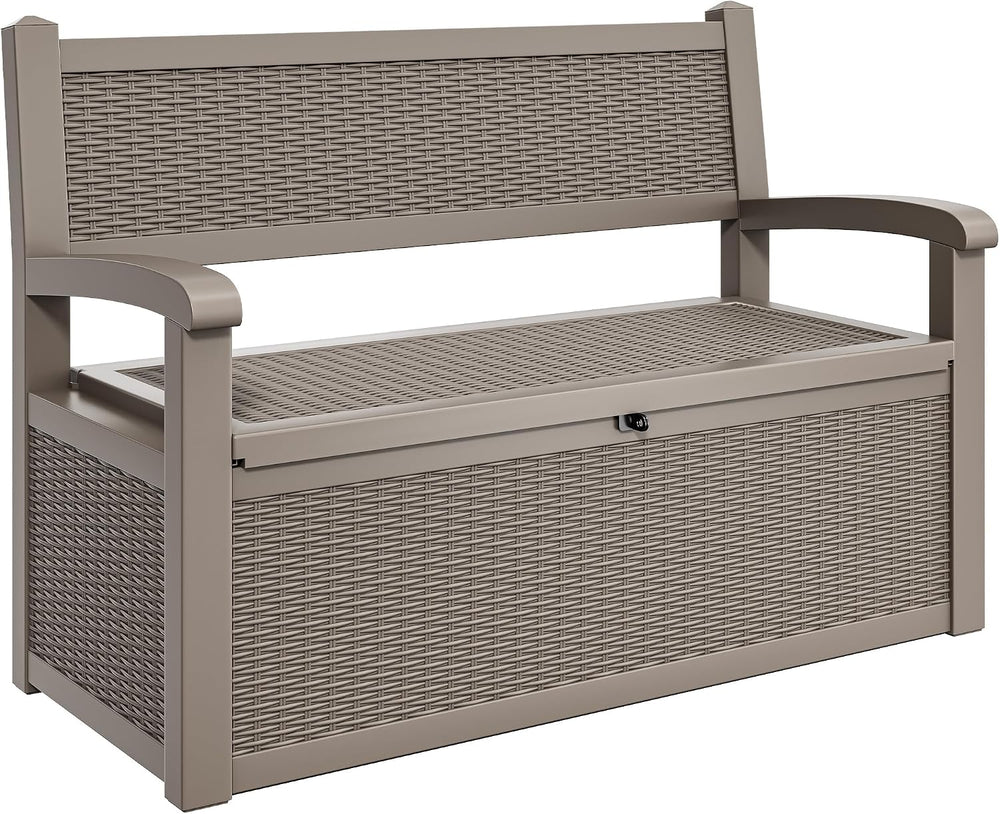 YITAHOME 80 Gallon Storage Bench Deck Box