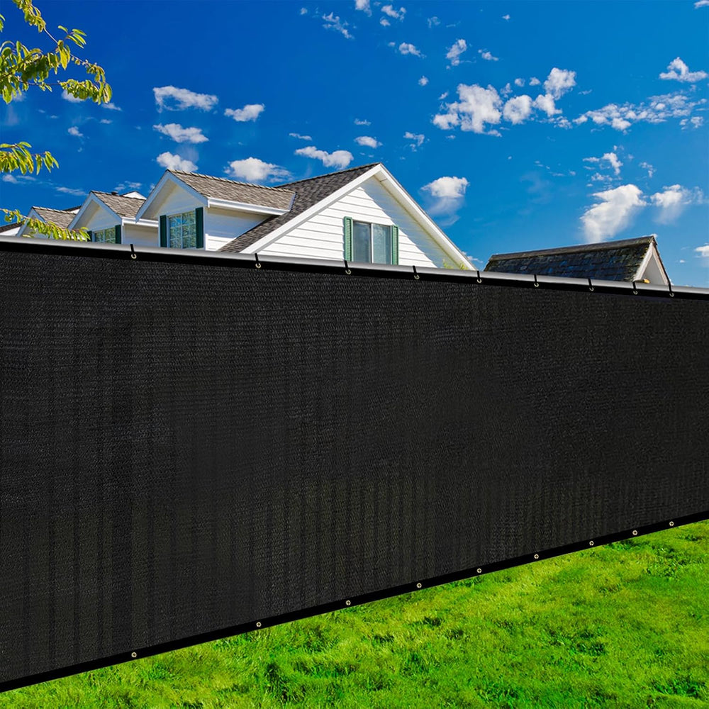 KANAGAWA Privacy Screen Fence 4 x 25ft, 90% Blockage Screen, Black