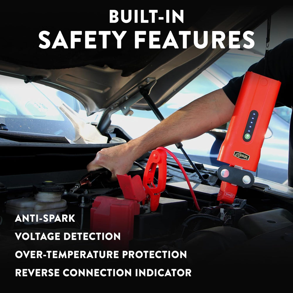 Weego 70: 2500A Self-Use 12V Lithium Car Battery Jump Starter - USA-Engineere...