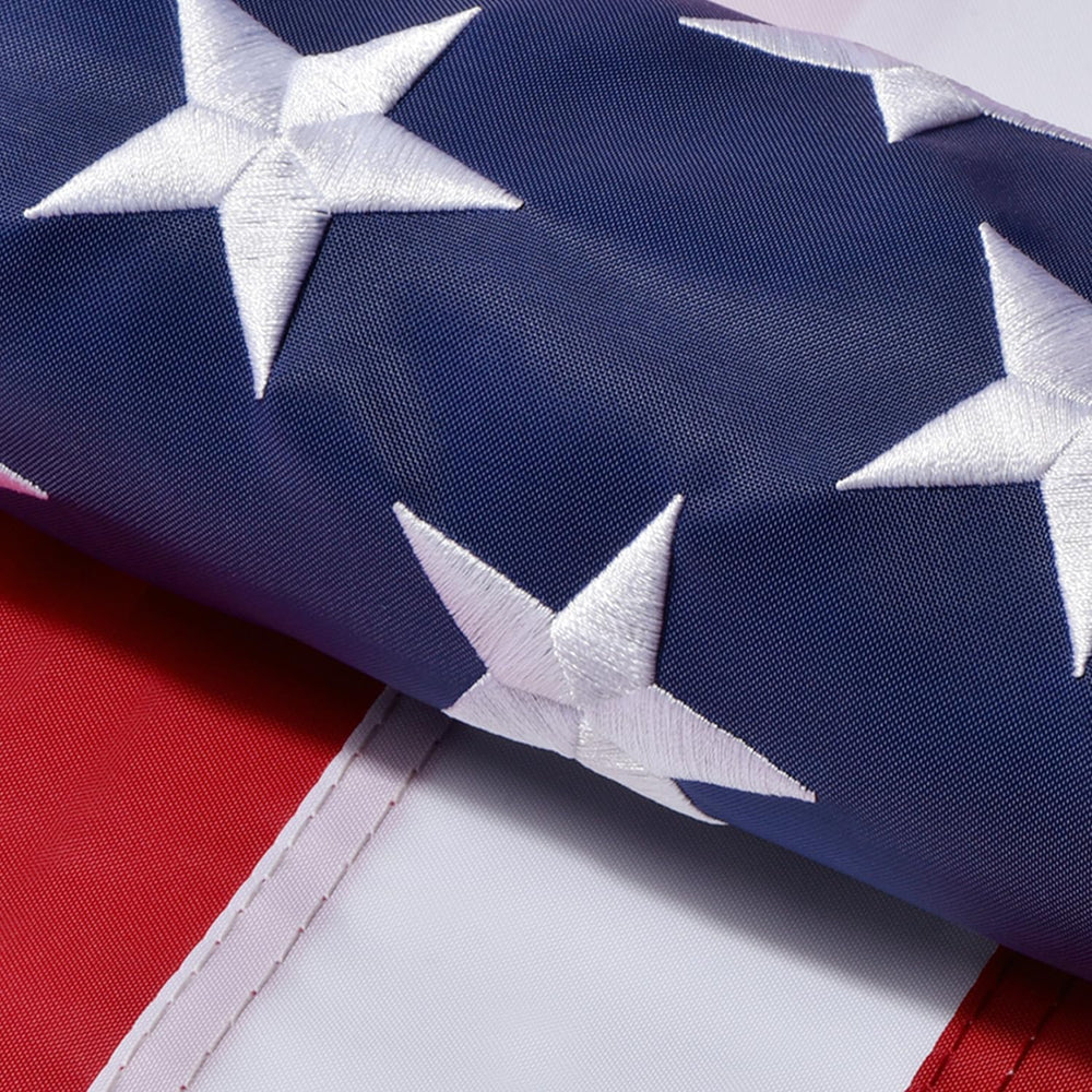 American Flags for Outside 6x10, US Flag Outdoor Heavy Duty, Embroidered Star...