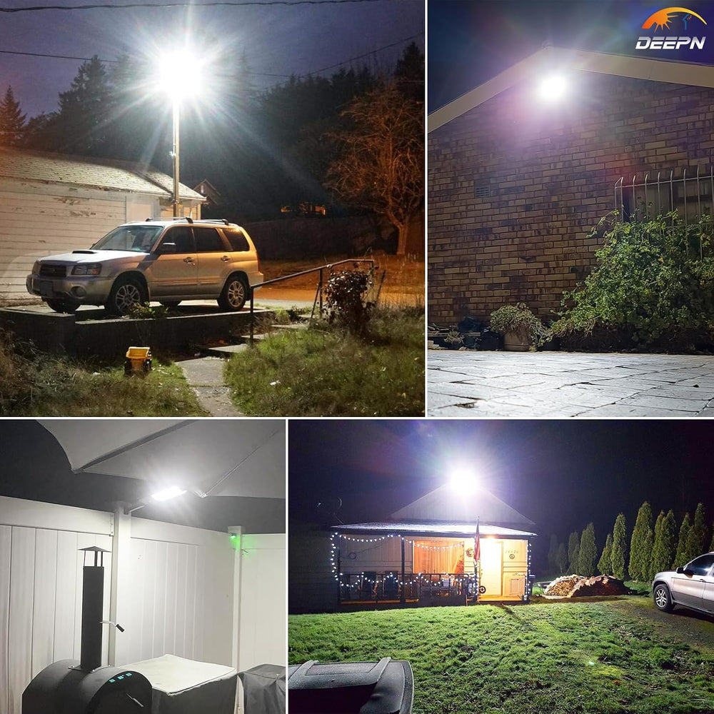 Deepn Ultra Bright Solar Lights Outdoor 8000W with Motion Sensor, TW003