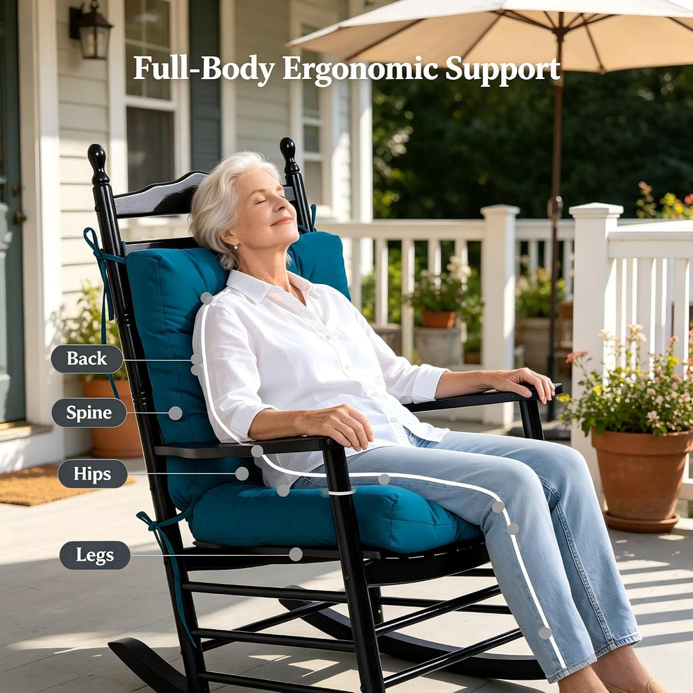 QILLOWAY Outdoor Chair Cushion for Patio Furniture, Waterproof Patio Cushions...
