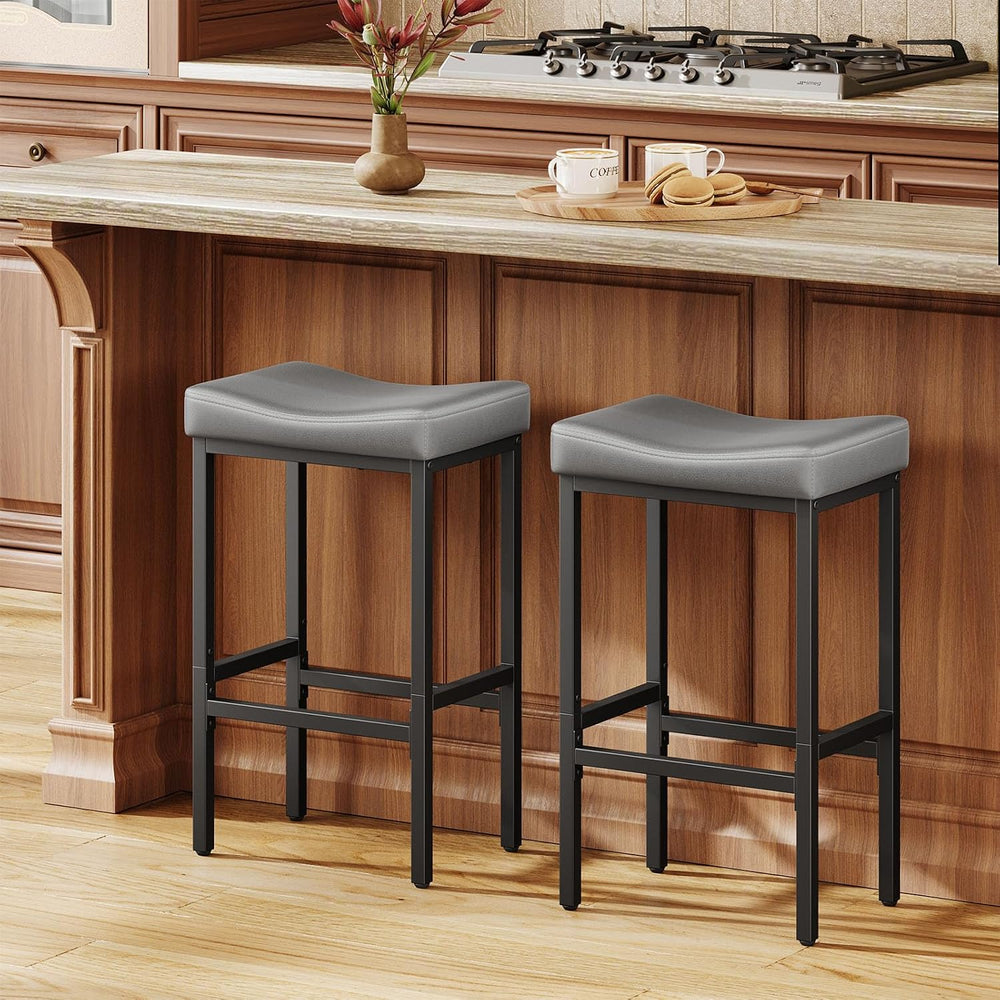 Compact 24 Inch Counter Height Bar Stools Set of 2