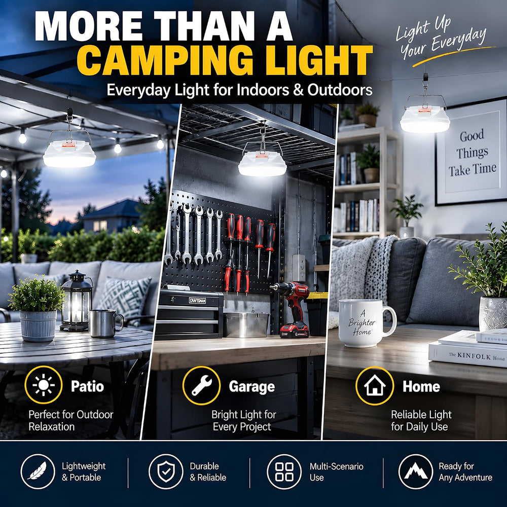 Solar Lantern Rechargeable for Camping,Power Outages & Emergencies