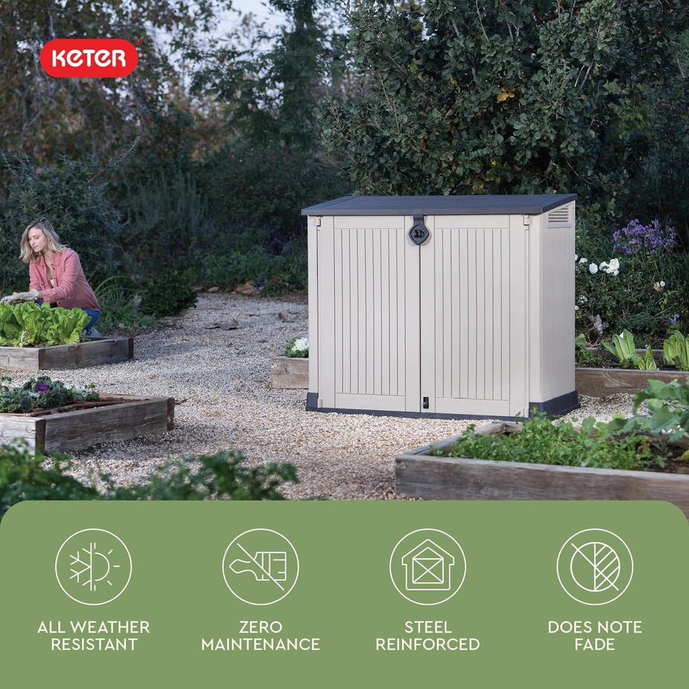 Keter Store-It-Out Midi Outdoor Resin Storage Shed