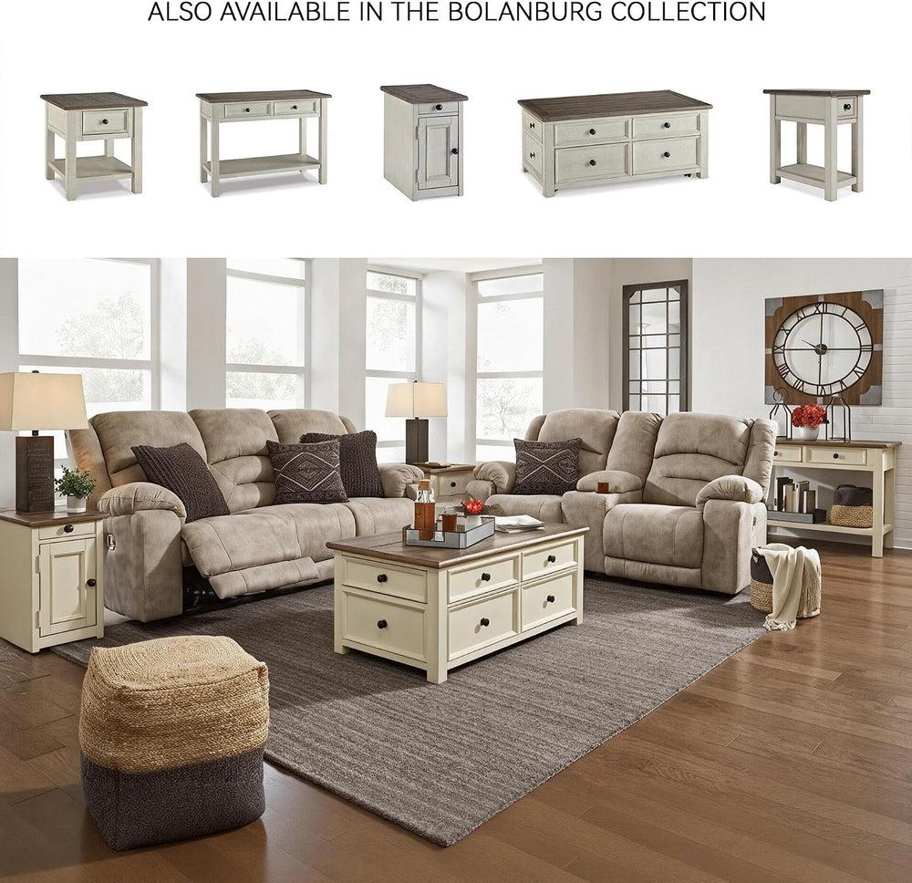 Signature Design by Ashley Bolanburg Farmhouse Lift Top Coffee Table