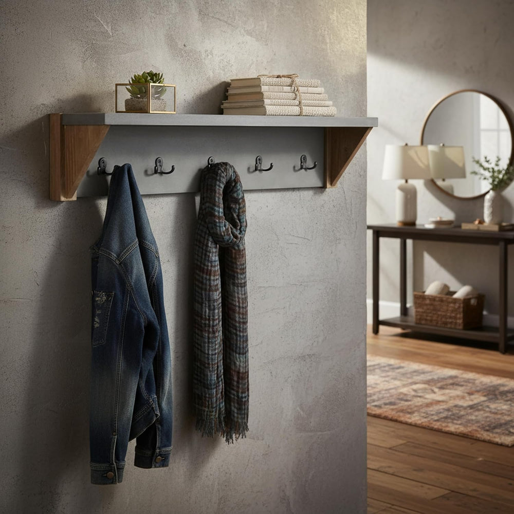 Alaterre Furniture Newport Entryway Collection – 40" Modern Industrial W...