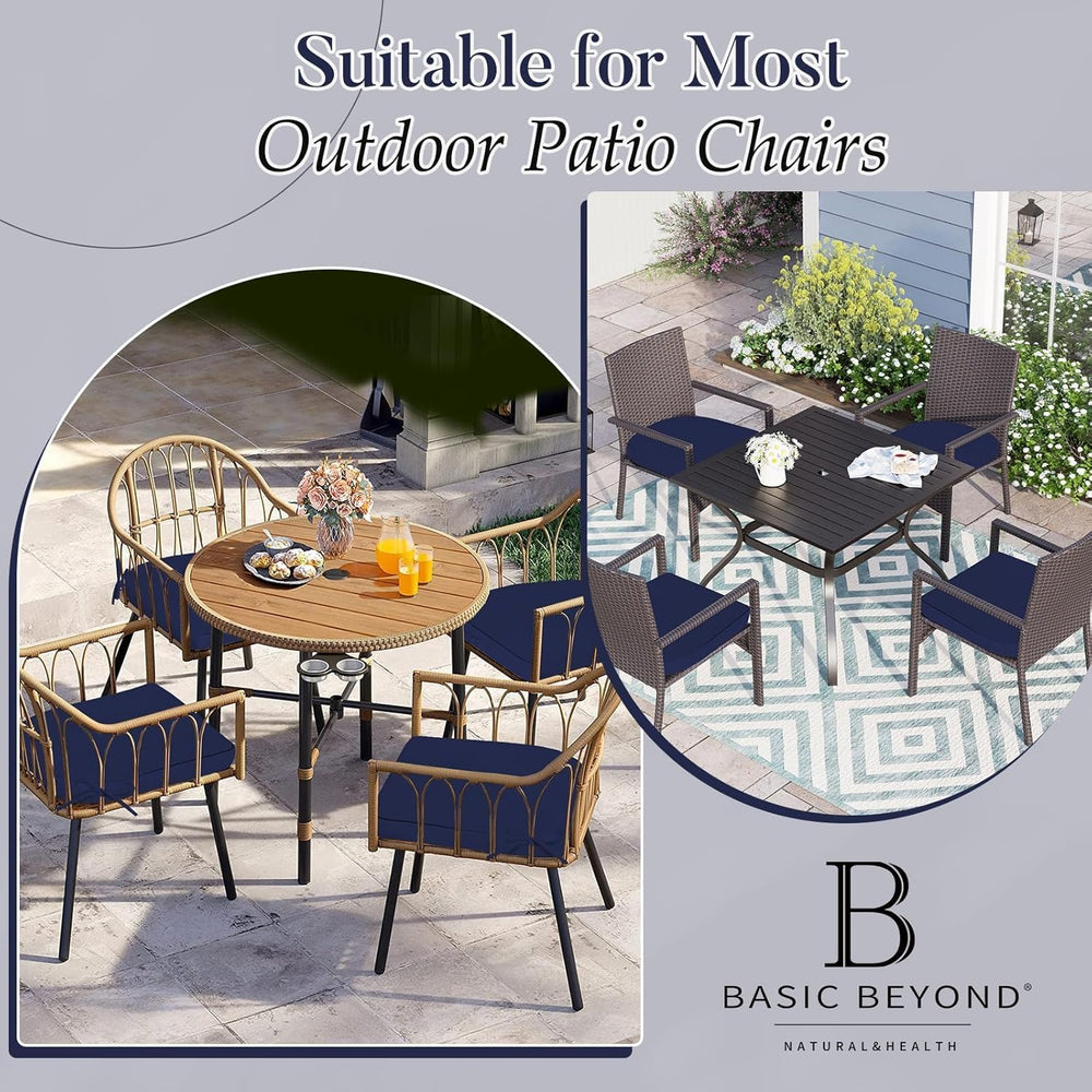 Basic Beyond Outdoor Cushions for Patio Furniture: Waterproof & UV Resist...