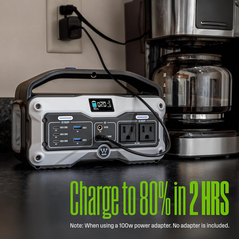 Westinghouse iGen400s 400 Watt, 183Wh Portable Power Station and Solar Genera...
