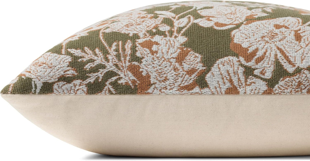 Loloi Chris Loves Julia Matilda Olive/Orange Cover Only Pillow