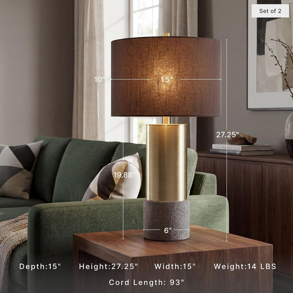 Signature Design by Ashley Jacek Contemporary Table Lamp Set of 2