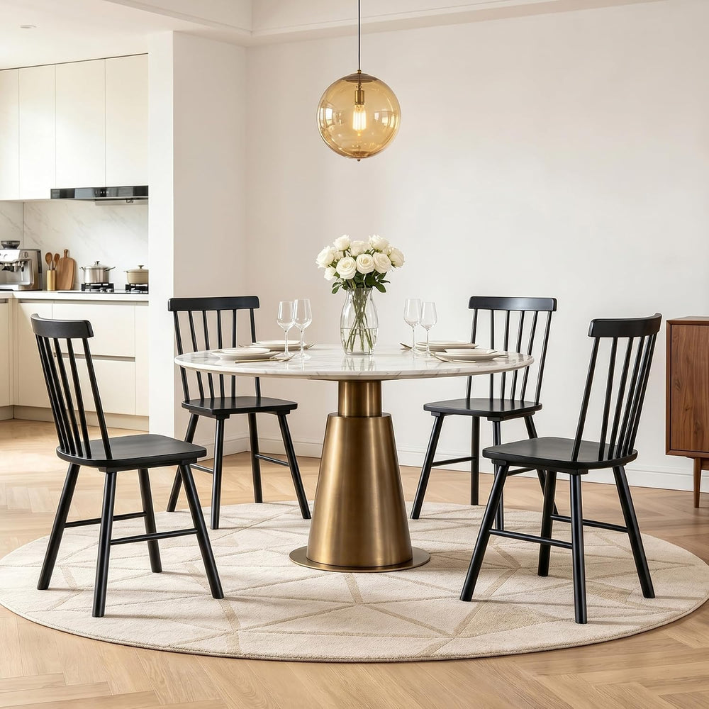 DUHOME Windsor Dining Chairs Set of 4,Spindle Back Dining Chairs